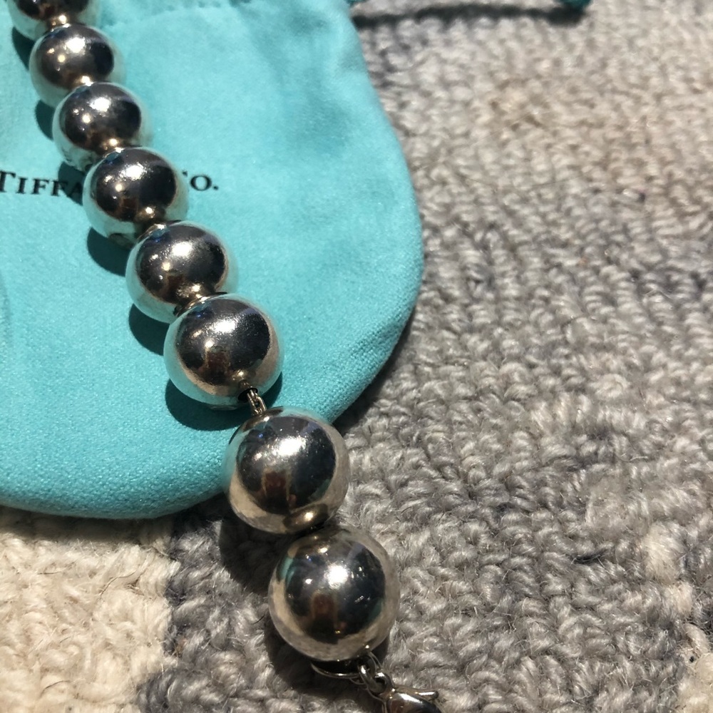 Tiffany & Co large 14mm beaded bracelet